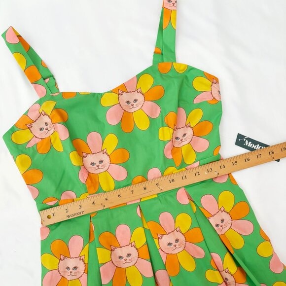 ModCloth x Marisol Muro Nothing Beats Pleats Fit And Flare Dress NWT size 8 - Picture 6 of 8